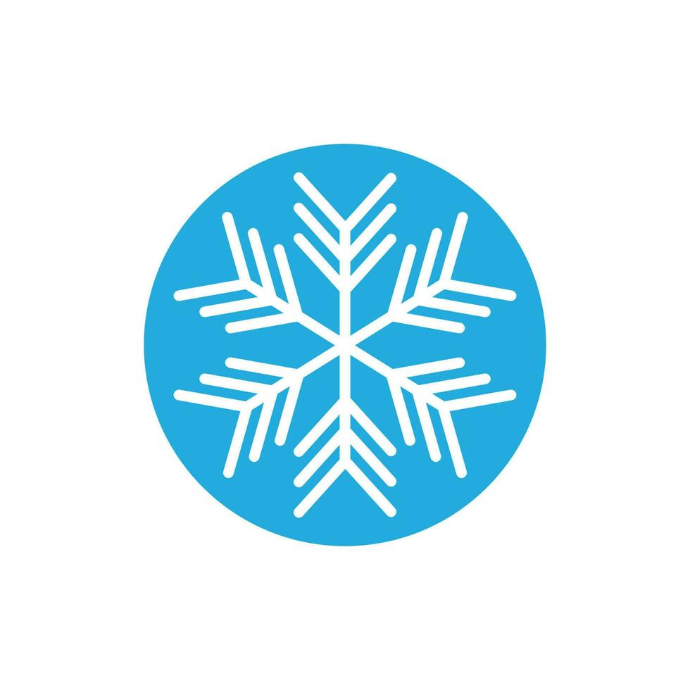 snowflake logo icon vector illustration design