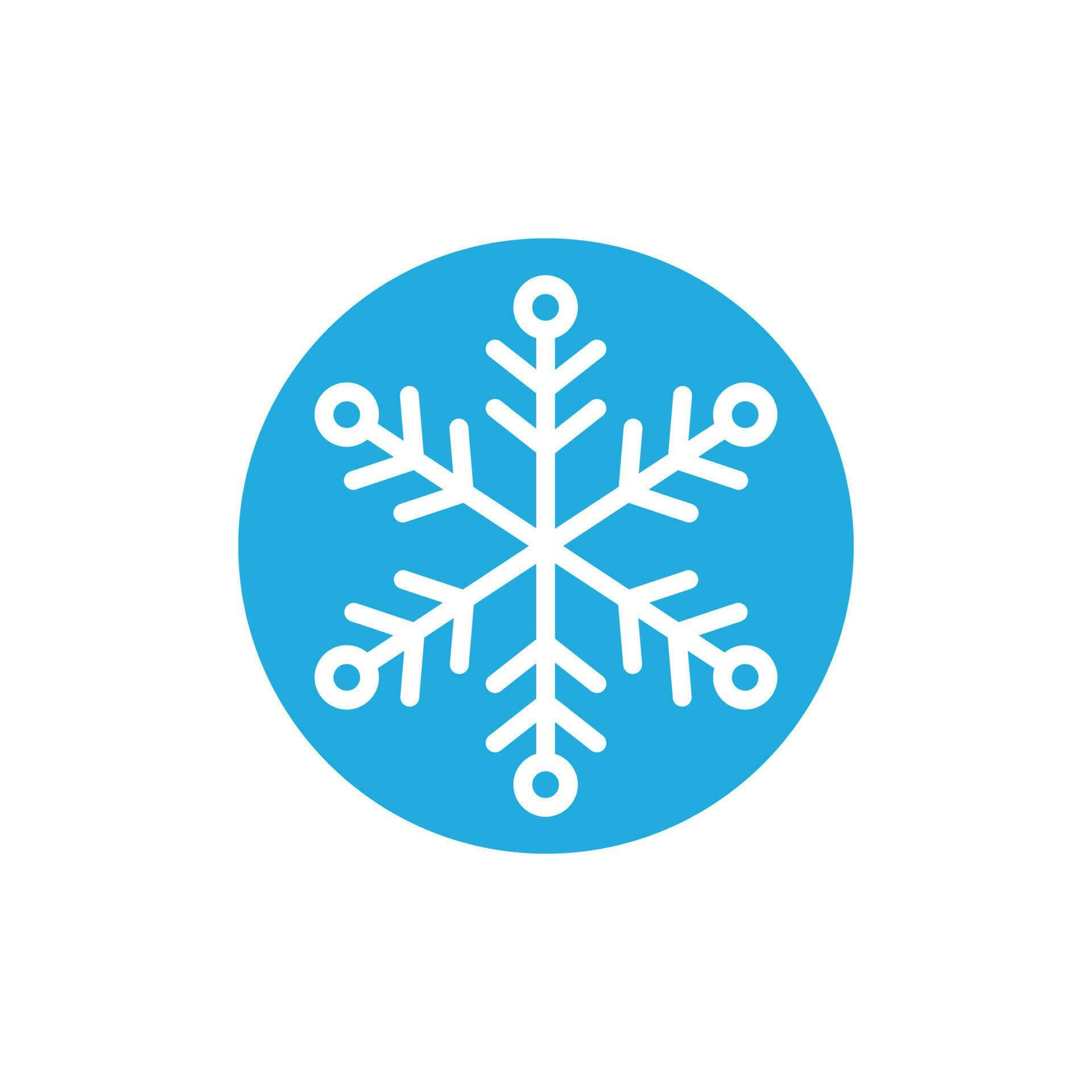snowflake logo icon vector illustration design 21956226 Vector Art at ...