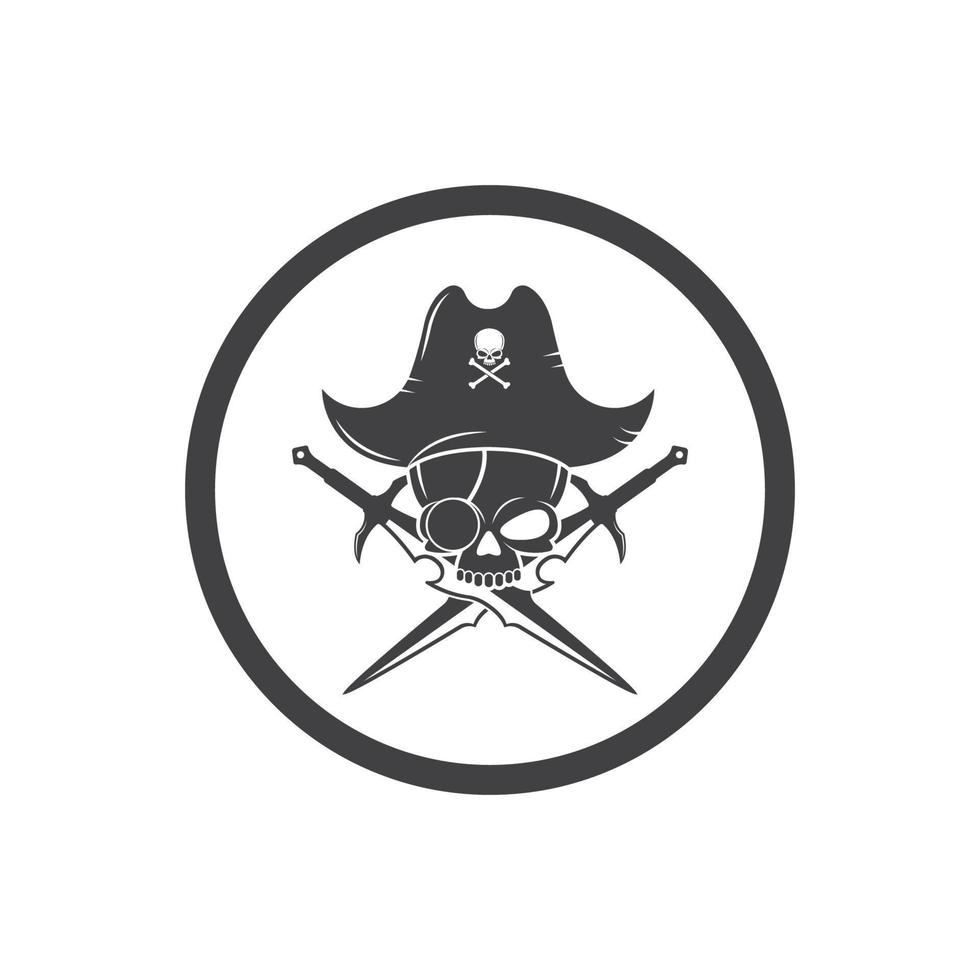 pirata vector icono ilustración diseño