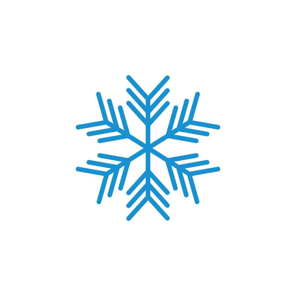 snowflake logo icon vector illustration design