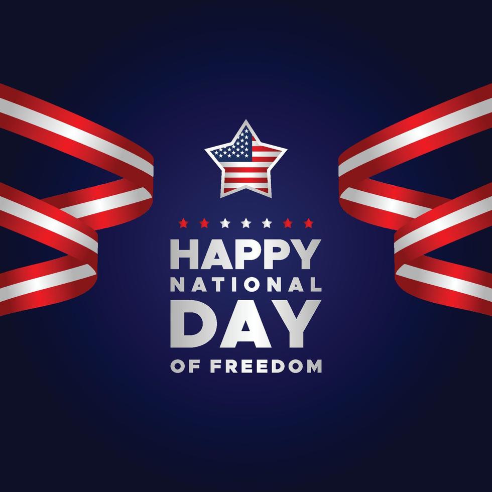 National Freedom Day vector