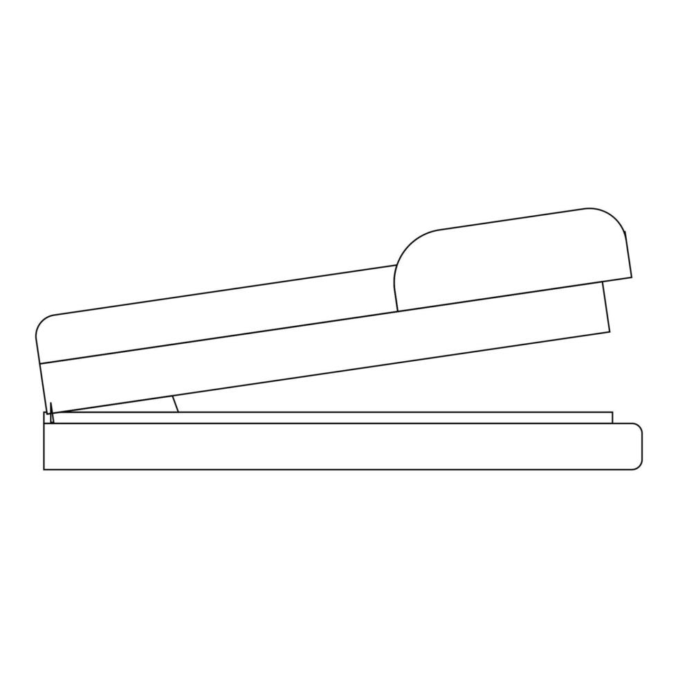 staple tool icon vector