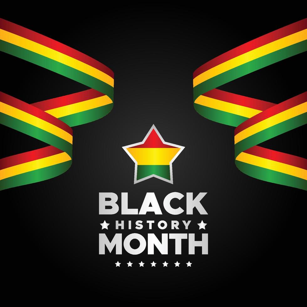 Black History Month vector