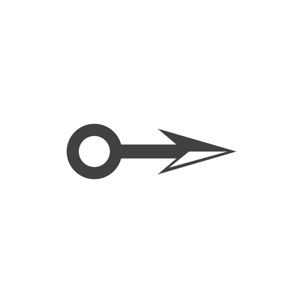 Arrow vector illustration icon    Template