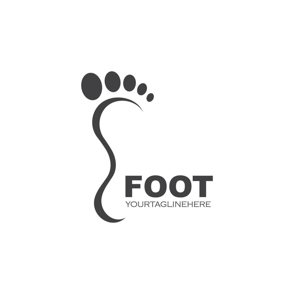 foot ilustration Logo vector for business massage,therapist design