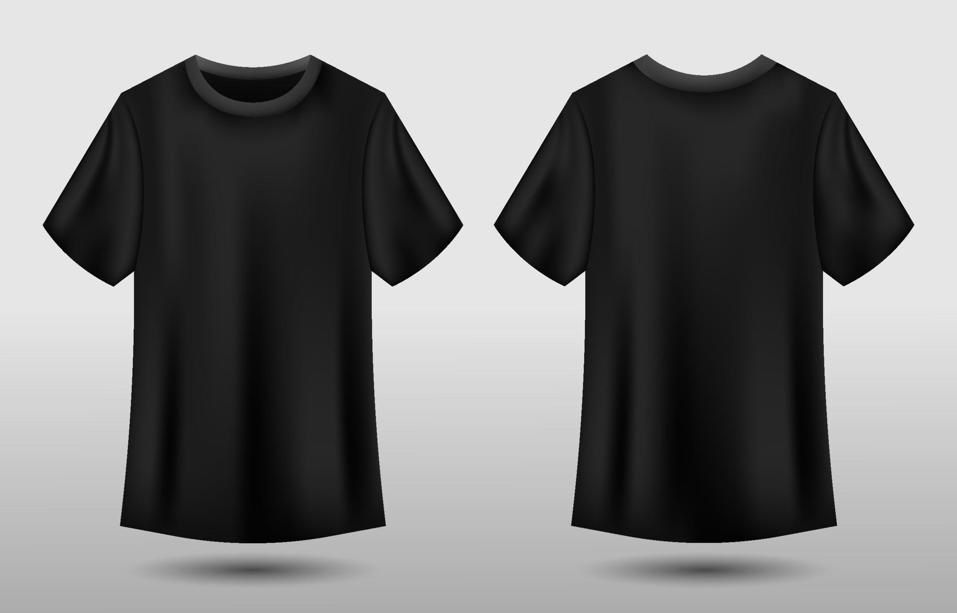 Black T Shirt Mock Up 21957106 Vector Art at Vecteezy