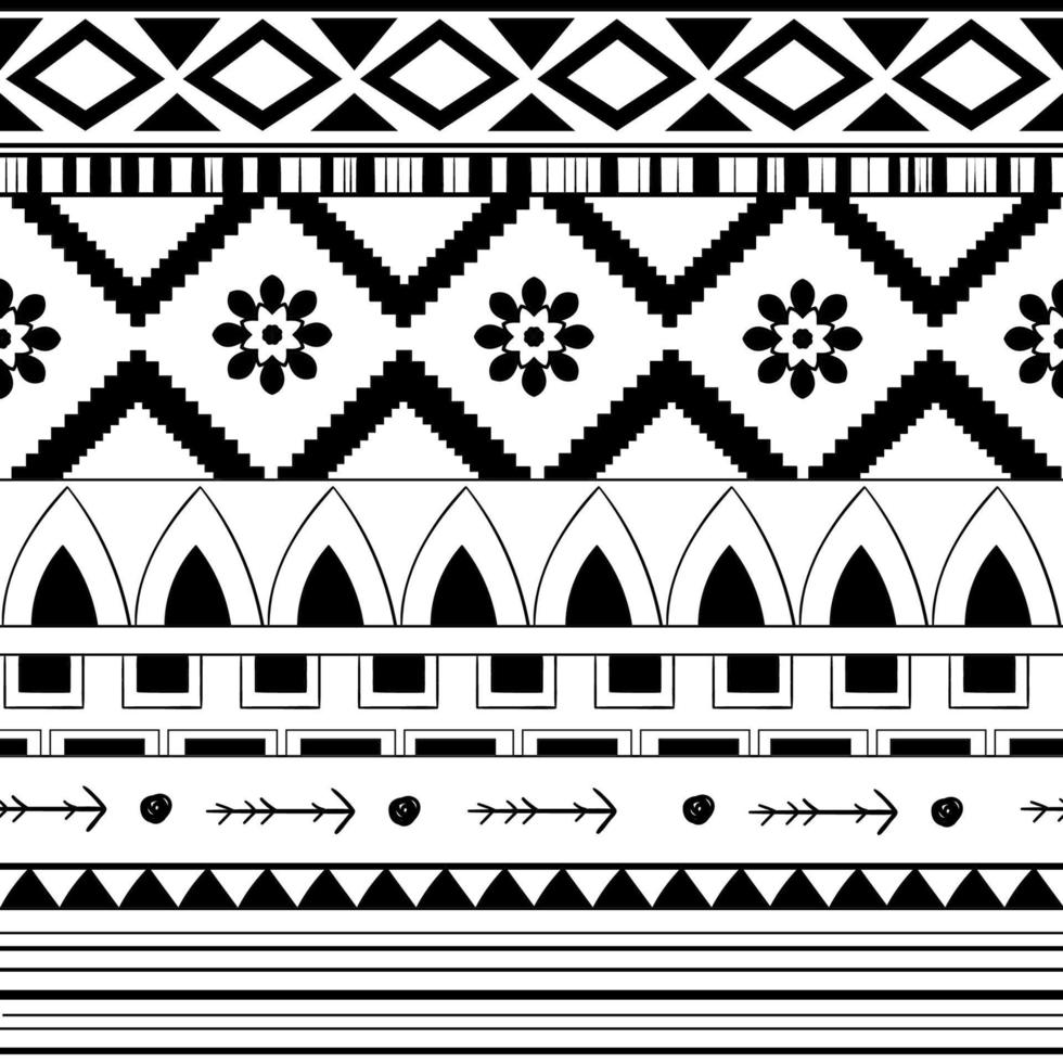 Ornamental seamless pattern vector