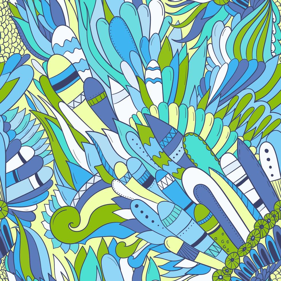 Seamless pattern with leaves. Spring,summer background. Easter vector