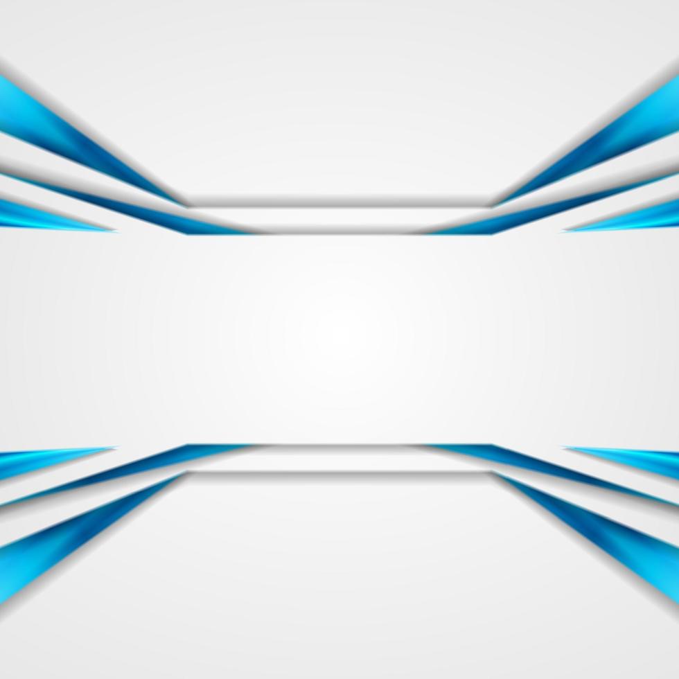 Abstract hi-tech futuristic blue and white glossy background vector
