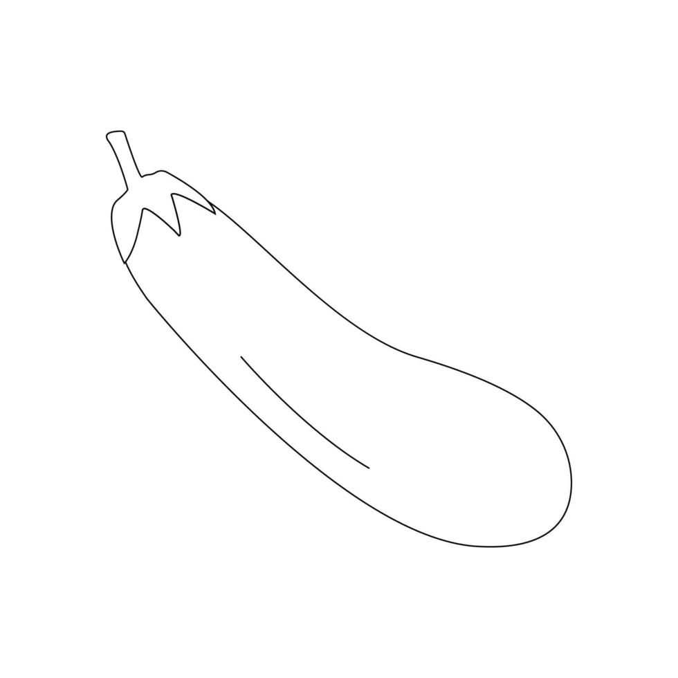 eggplant icon vector