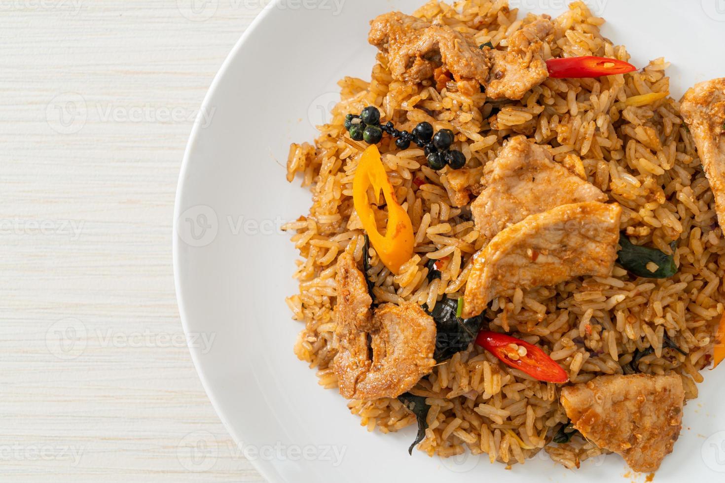 Pork Fried Rice With Herbs 21957510 Stock Photo At Vecteezy pork-fried-rice-with-herbs-21957510-stock-photo-at-vecteezy