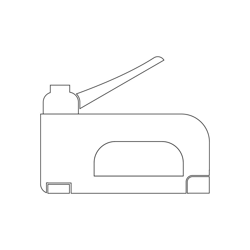 staple tool icon vector