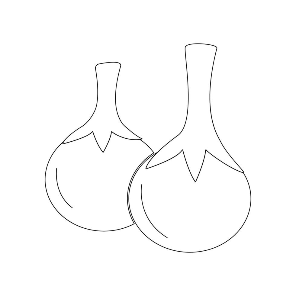 eggplant icon vector