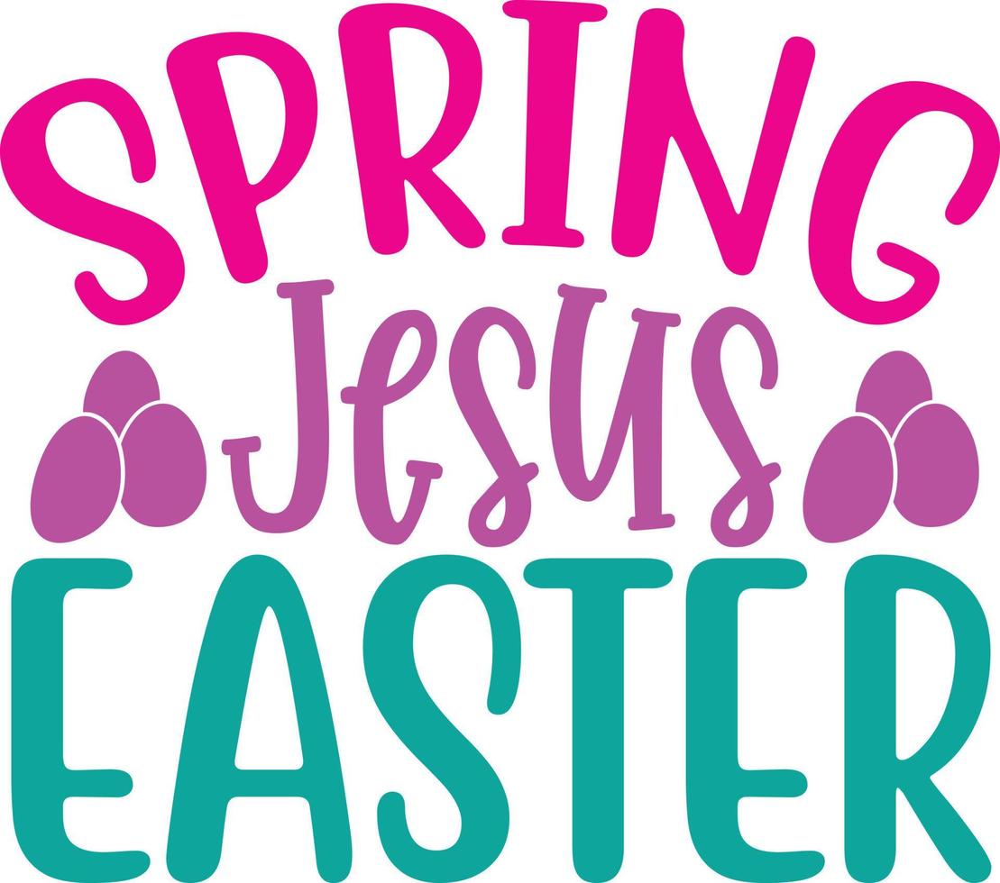 spring Jesus Easter 21957884 Vector Art at Vecteezy