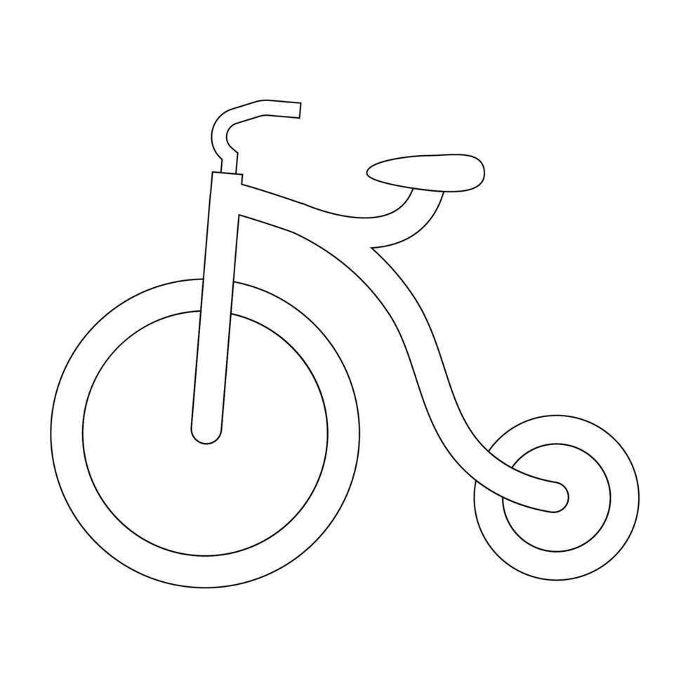 circo bicicleta icono vector