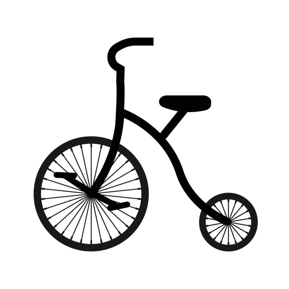 circo bicicleta icono vector