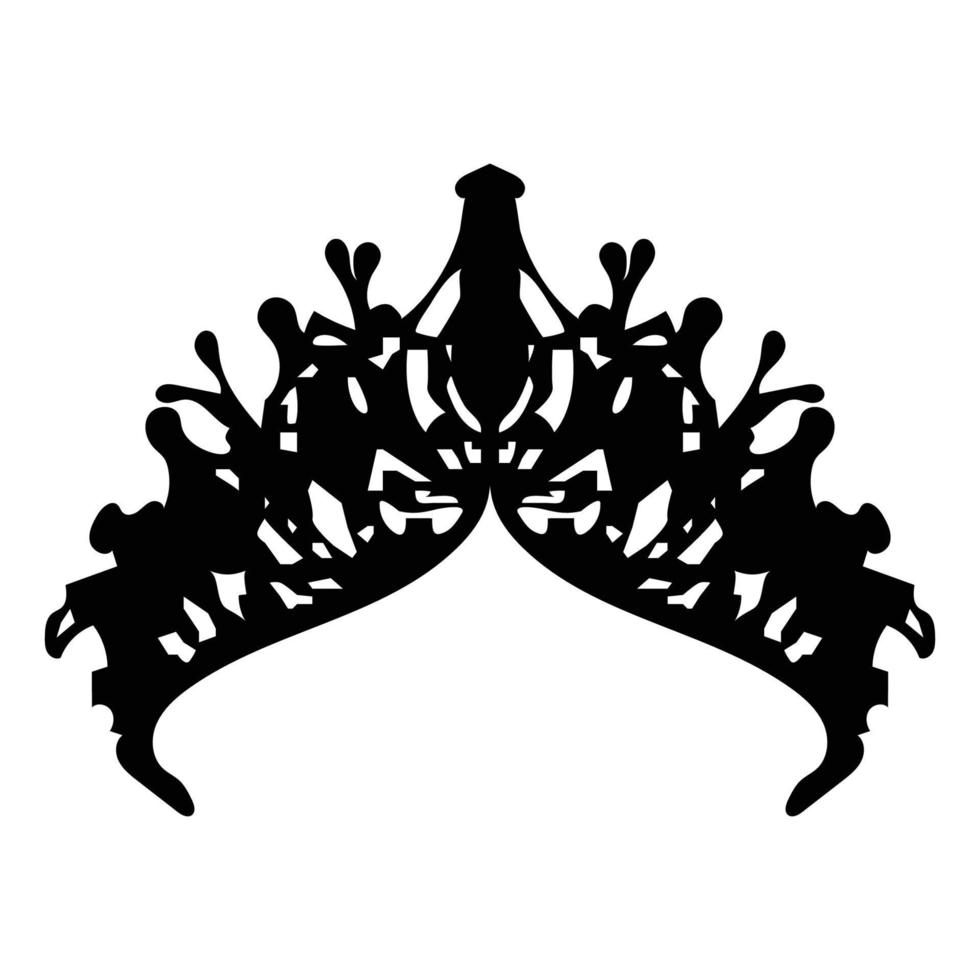 bride crown icon vector