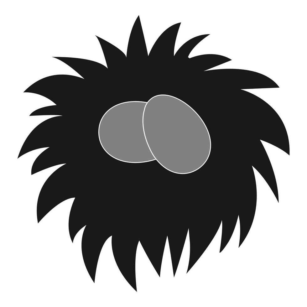 bird's nest icon vector