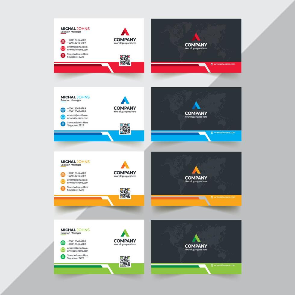 Corporate Business Card vector