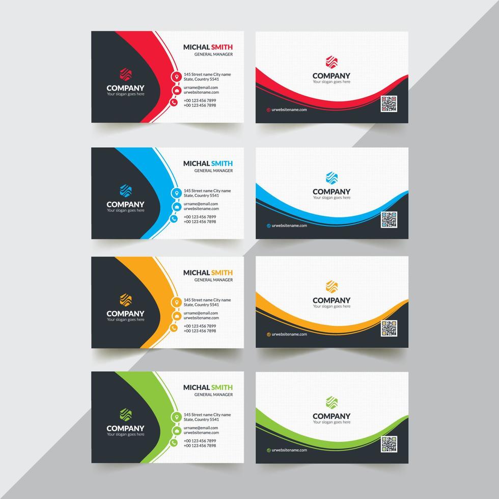 Corporate Business Card vector