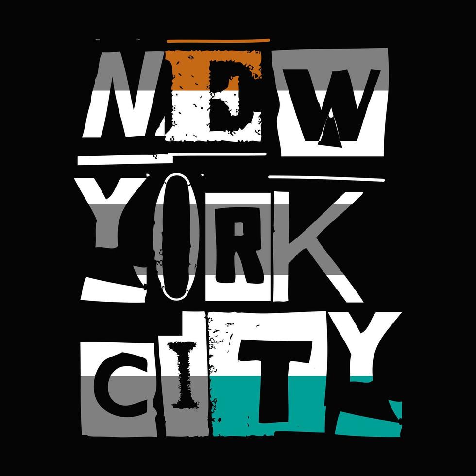 vector nuevo York ,Nueva York texto logotipo, plantilla tipografía diseño