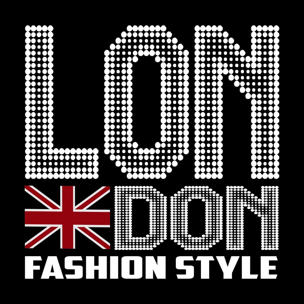 Londres texto plantilla, logotipo vector diseño