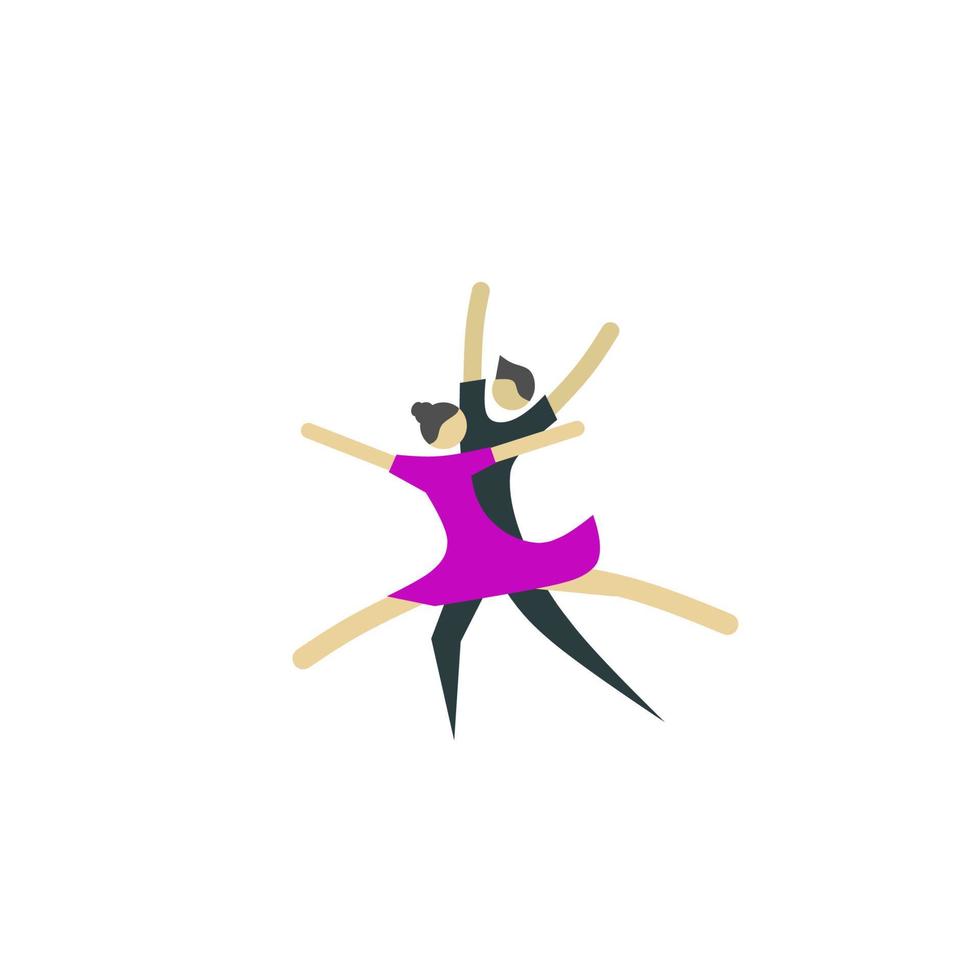 international dance day icon, simple icon dance with elegance concept vector