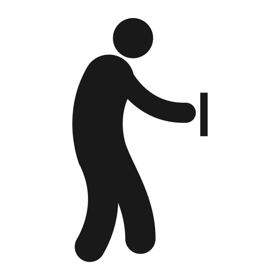 person open door icon vector