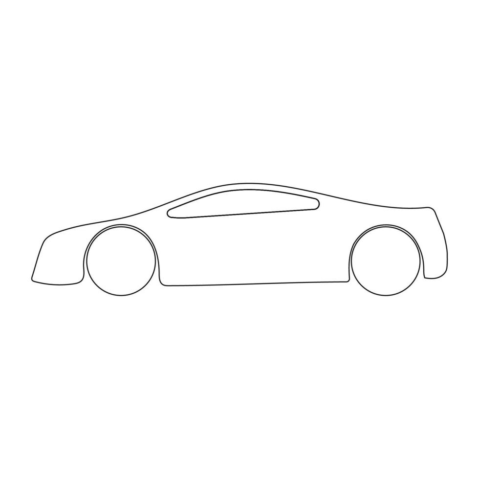 carreras coche icono vector