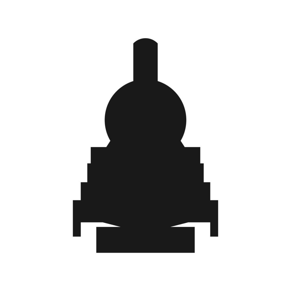 steam locomotive icon vector