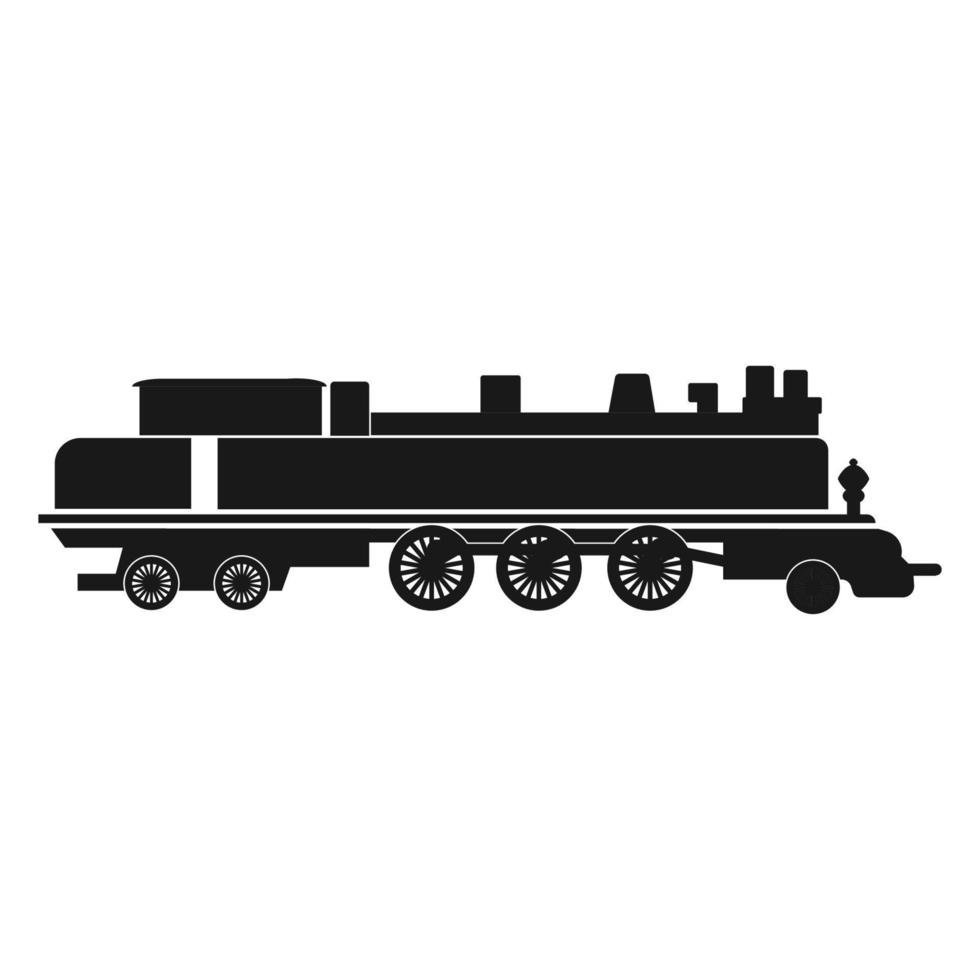 steam locomotive icon vector