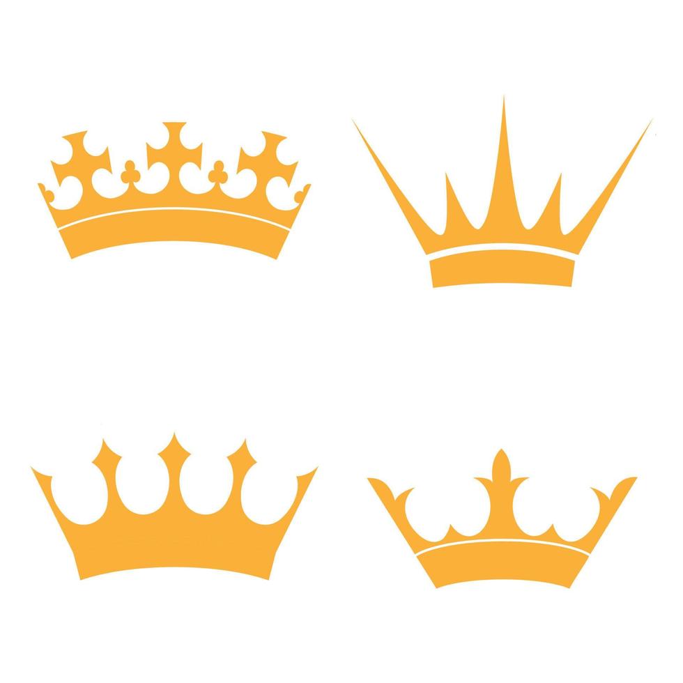 Rey corona icono vector