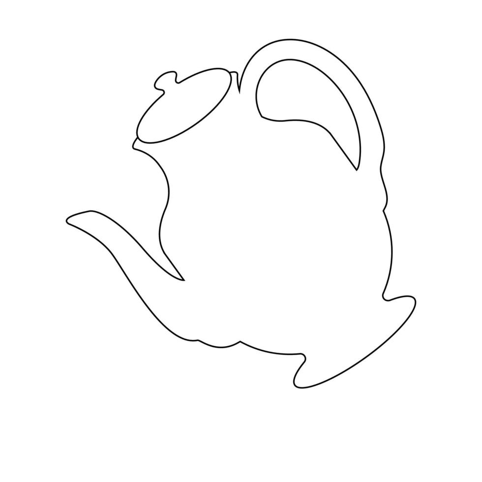 teapot icon vector