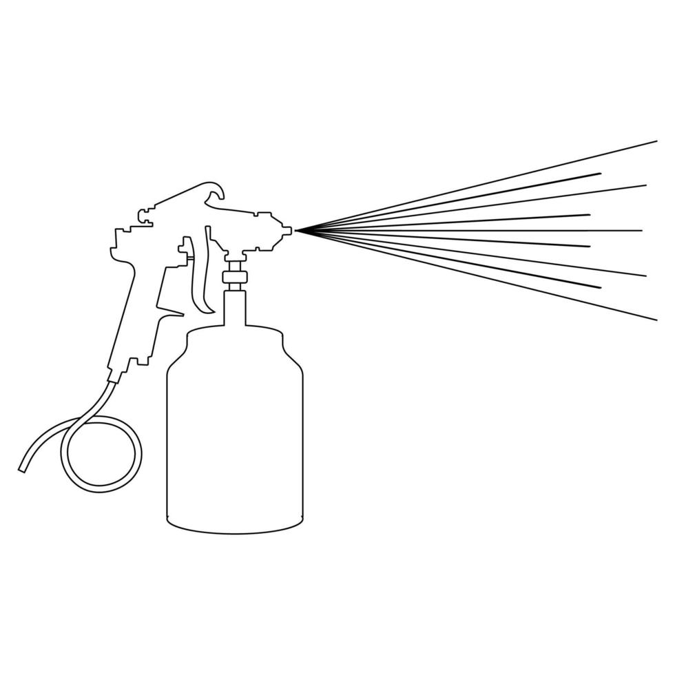 spray paint icon vector