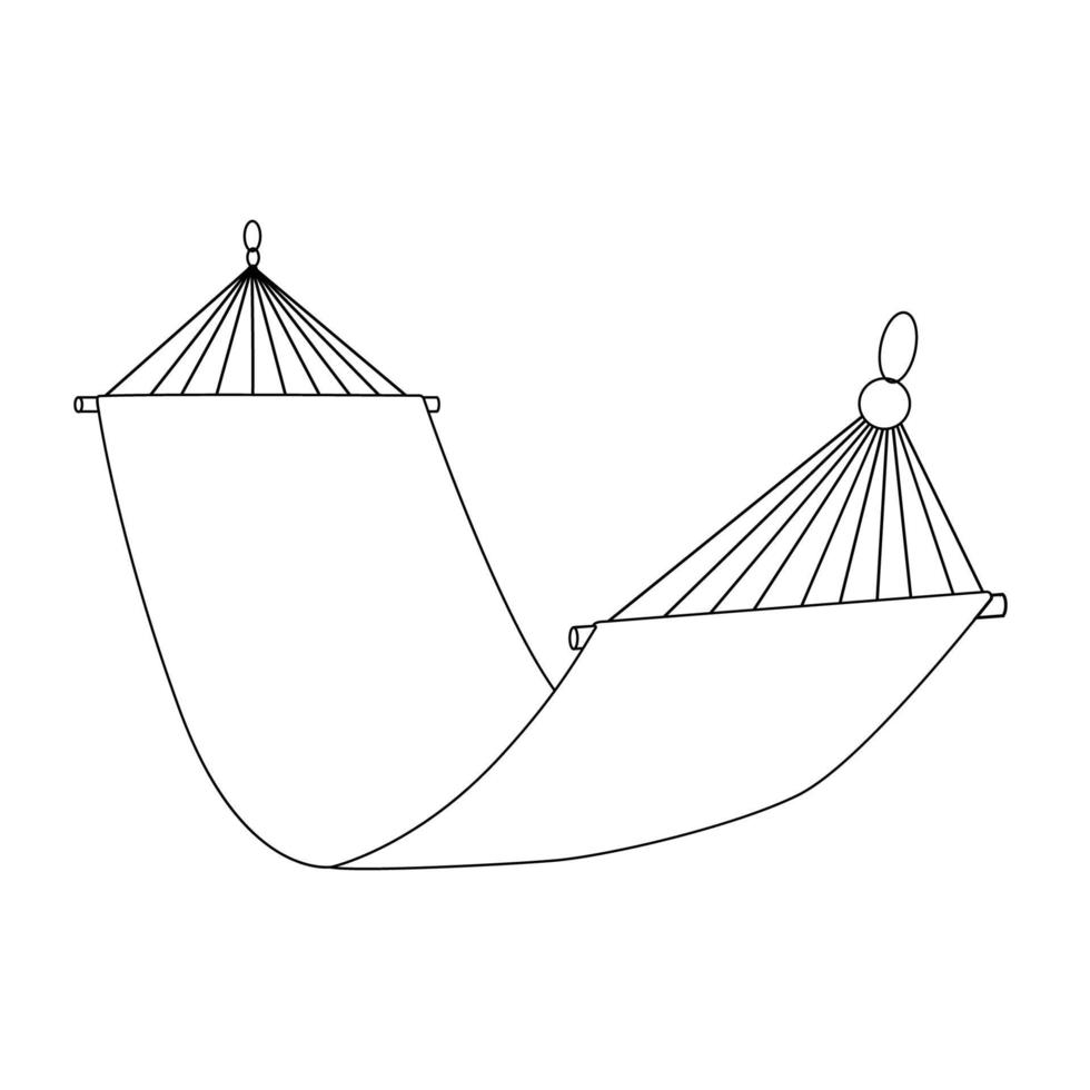 hammock icon vector