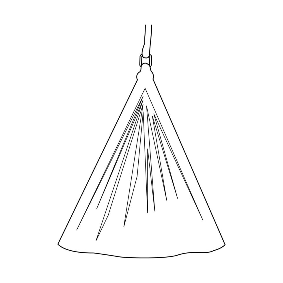 hammock icon vector
