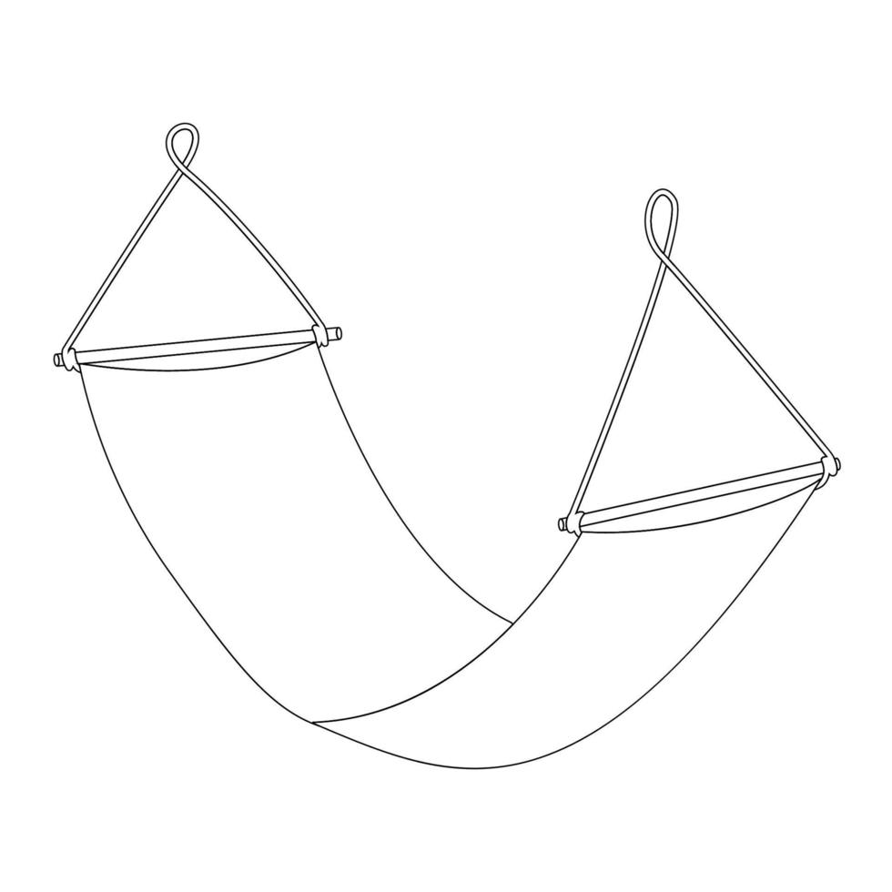 hammock icon vector