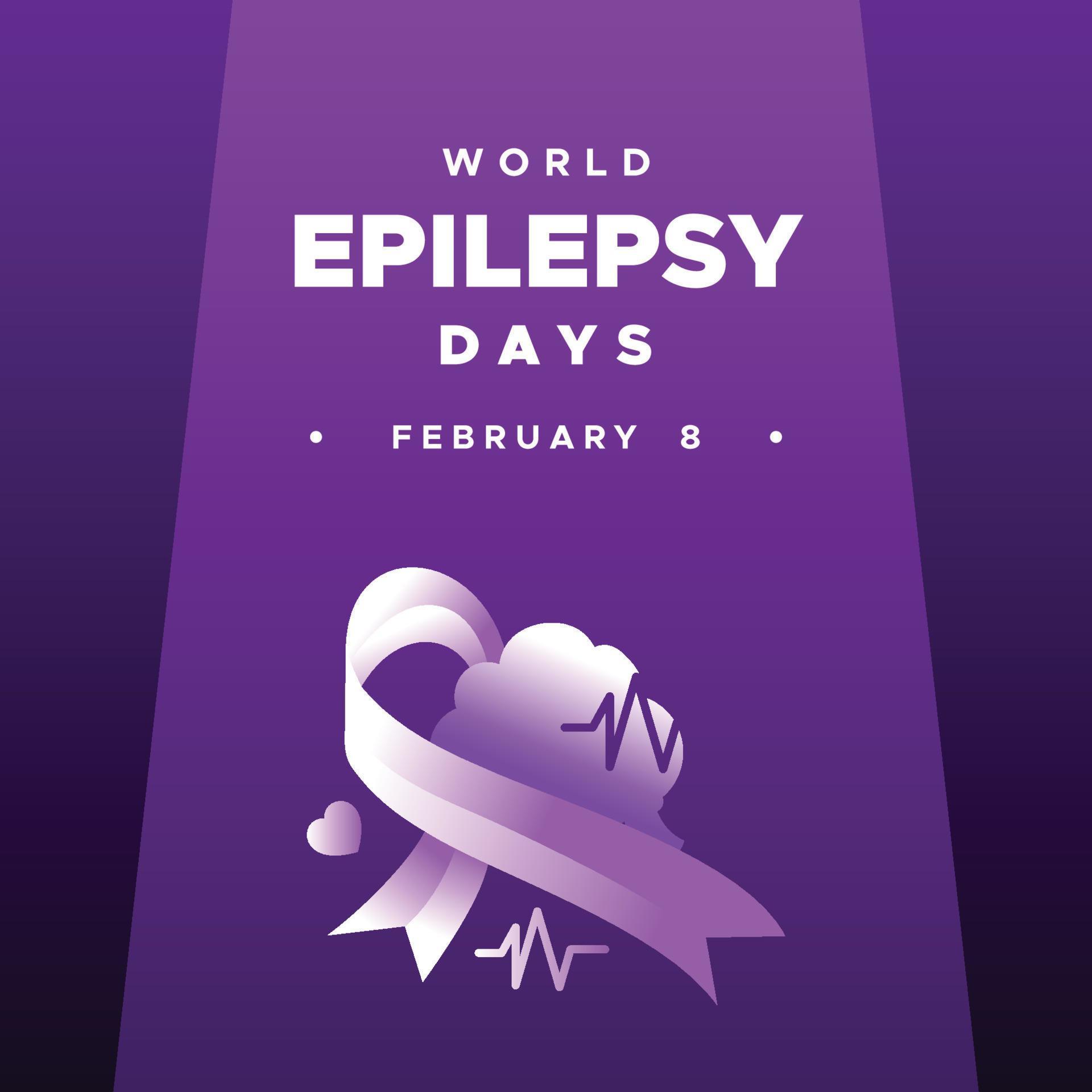 World Epilepsy Day Background With Ribbon 21959360 Vector Art at Vecteezy