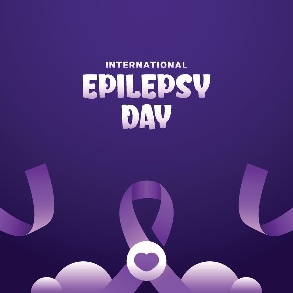 World Epilepsy Day Background With Ribbon 21959364 Vector Art at Vecteezy