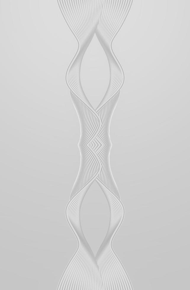 3D shading gray symmetrical wavy line technical texture line graphic background photo