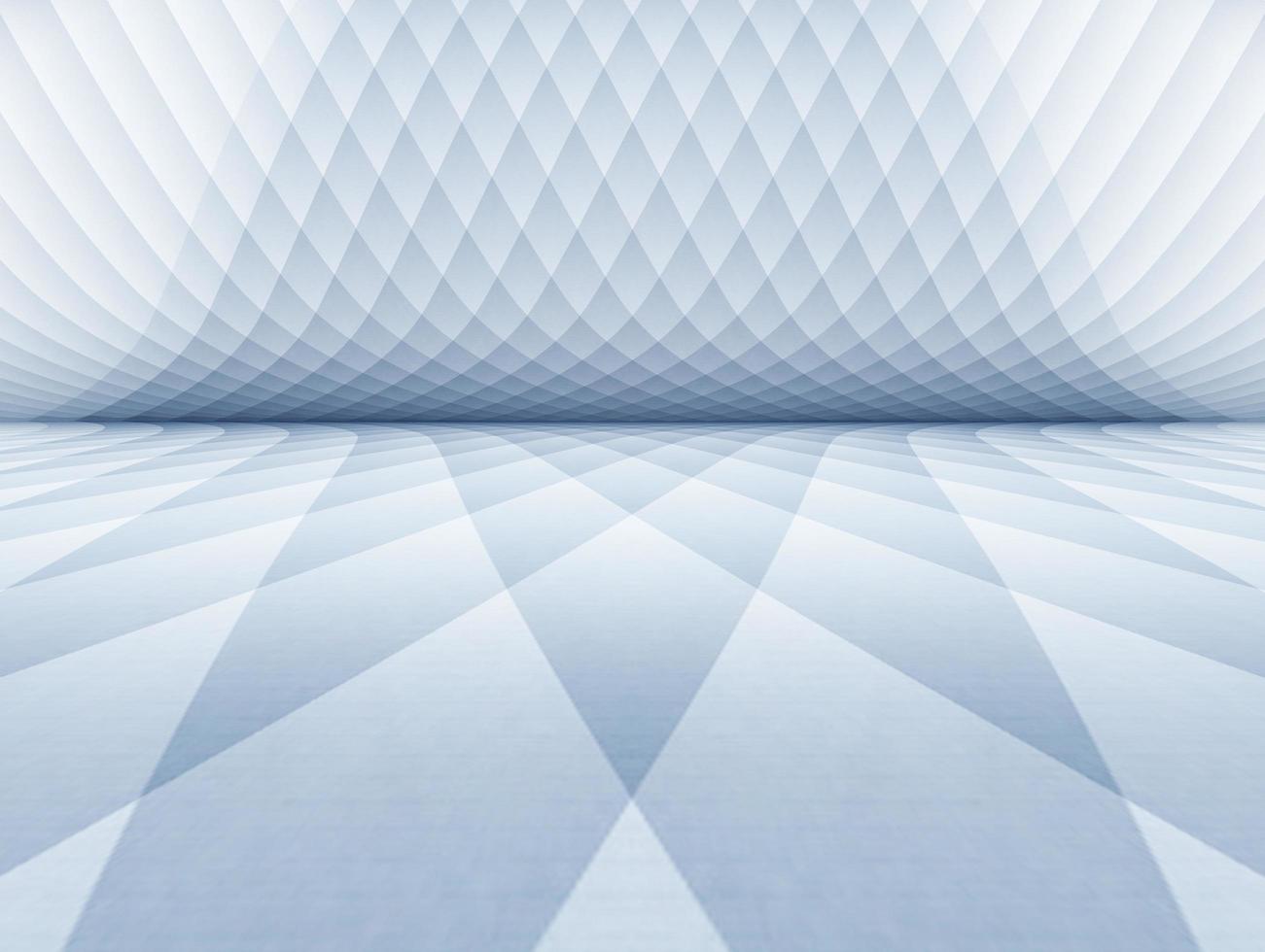 White interior wall elevation with longitudinal ground space background 3D rendering photo