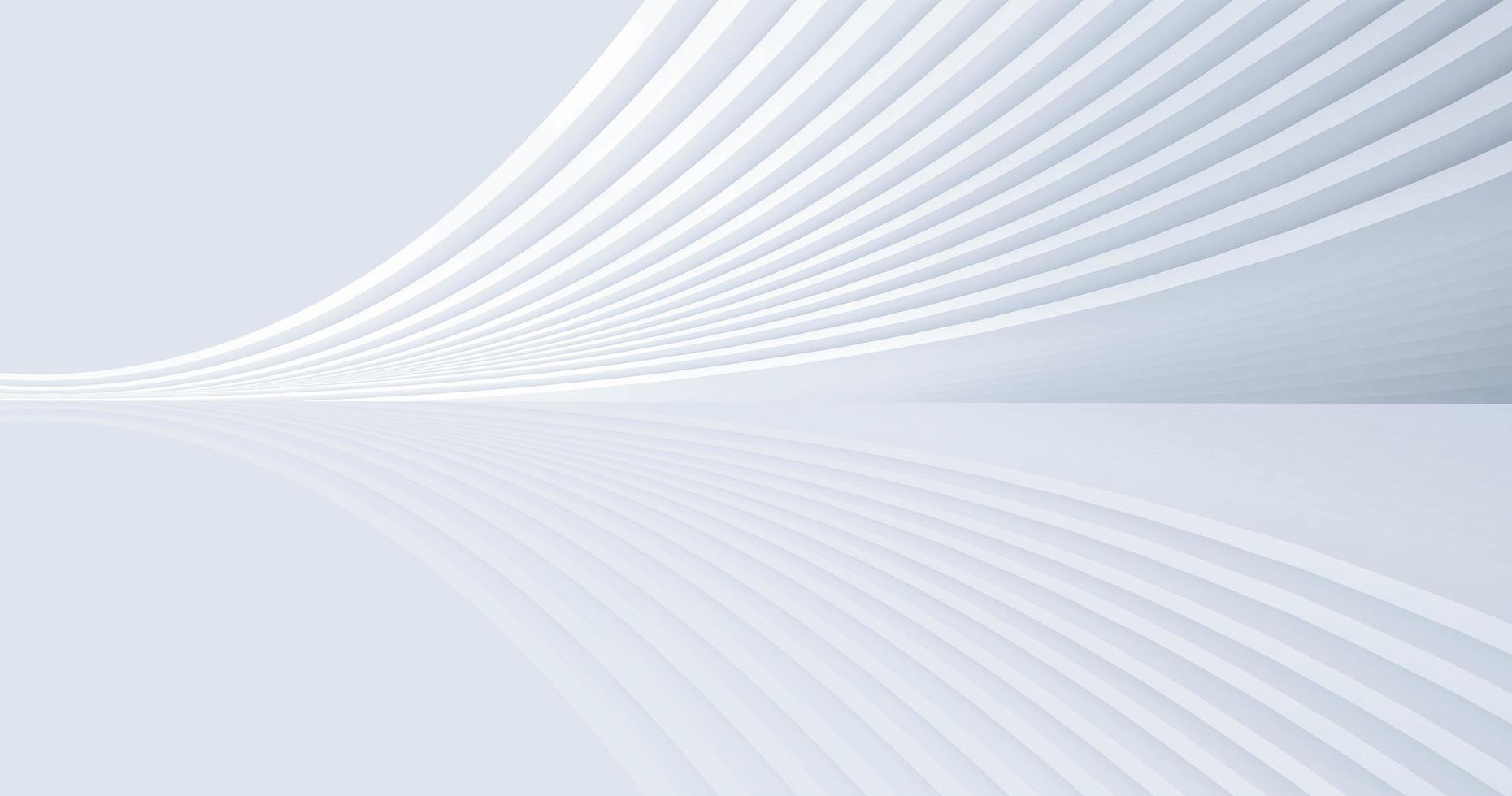 Silver white futuristic building line texture texture 3D rendering photo