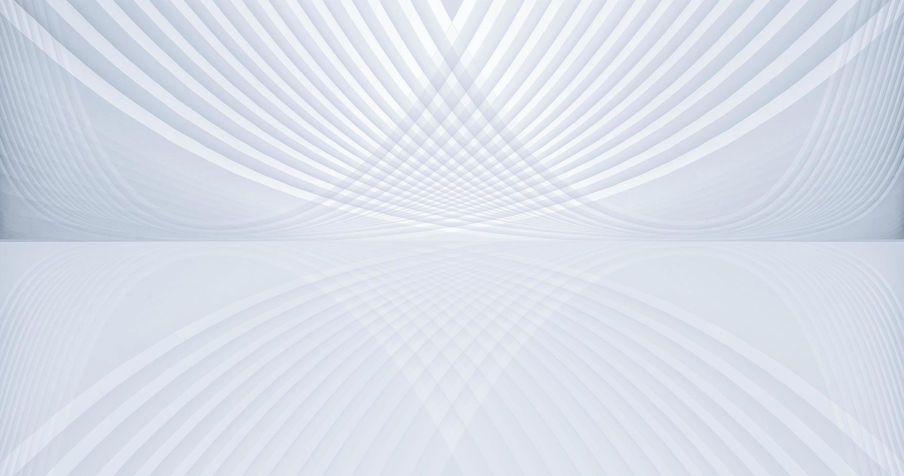 Silver white futuristic building line texture texture 3D rendering photo