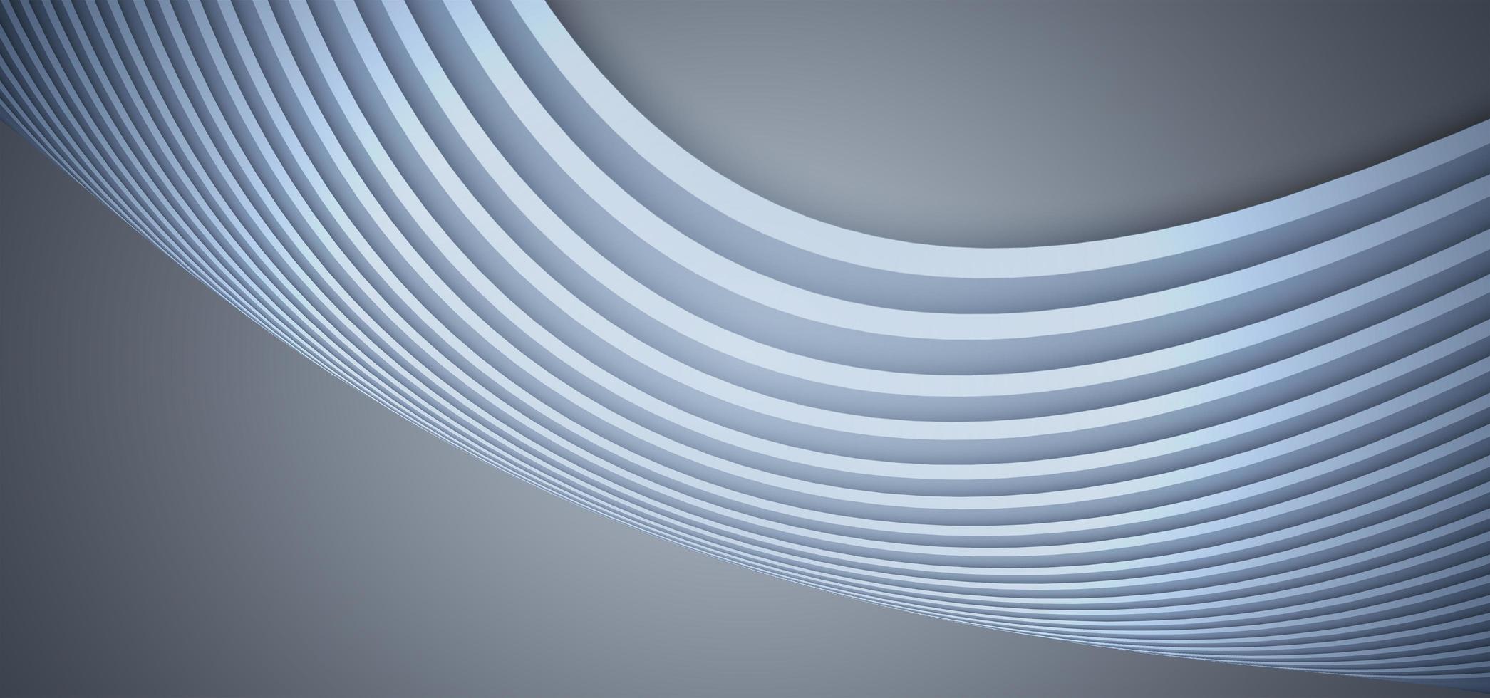 Silver gray curved lines high end texture texture background 3D rendering photo