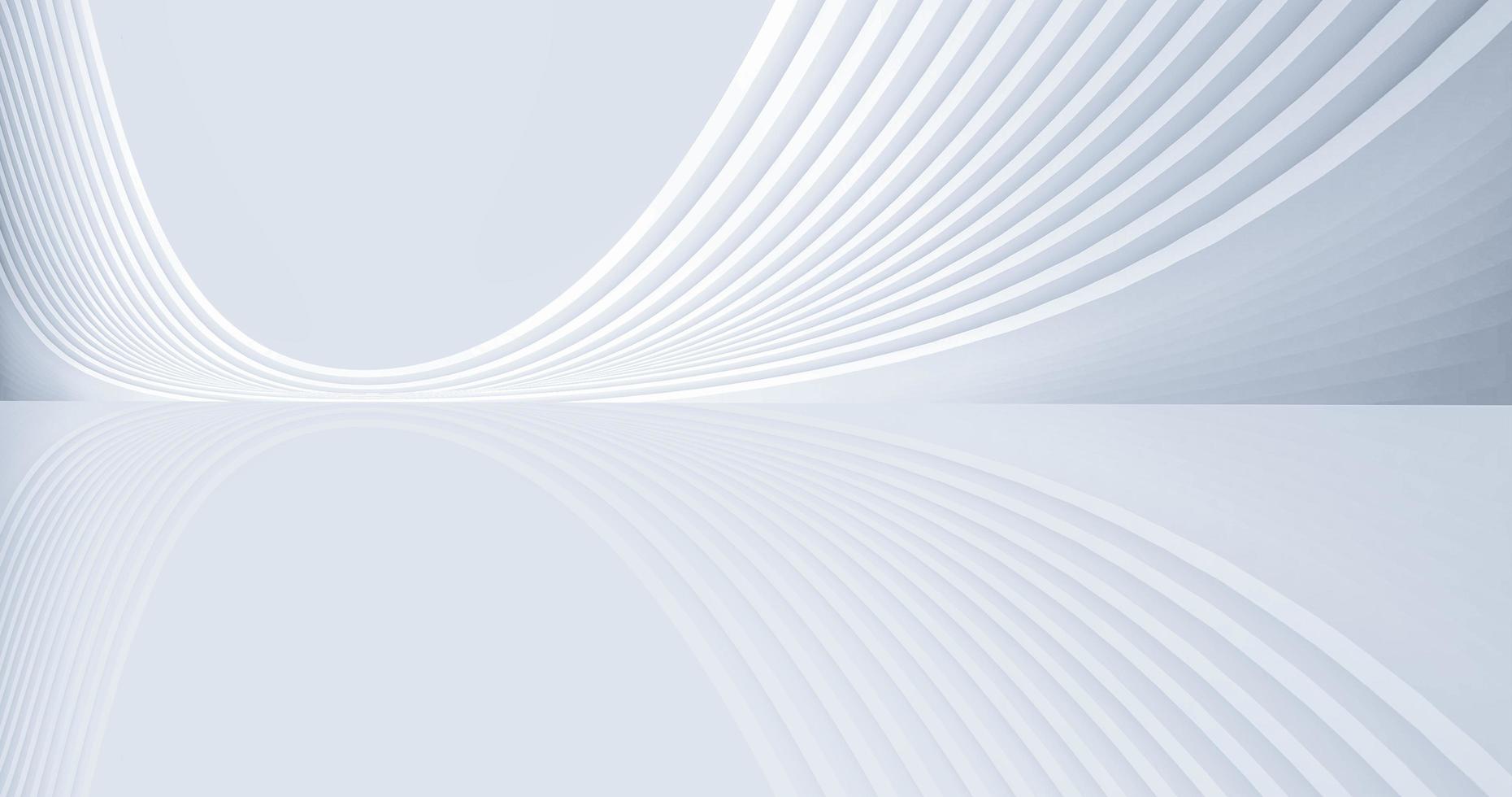 Silver white futuristic building line texture texture 3D rendering photo