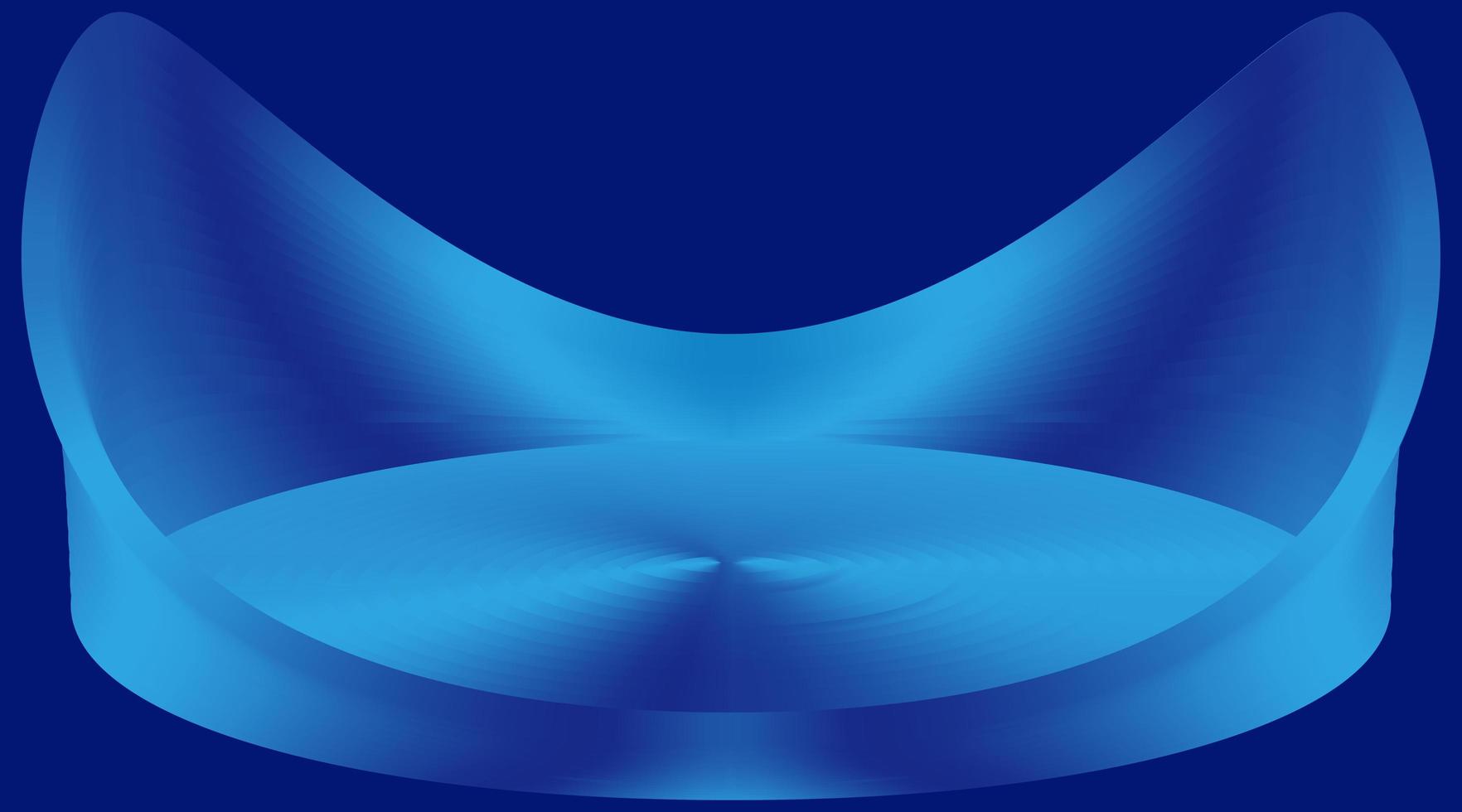 3D rendering of undulating blue abstract line texture texture background photo