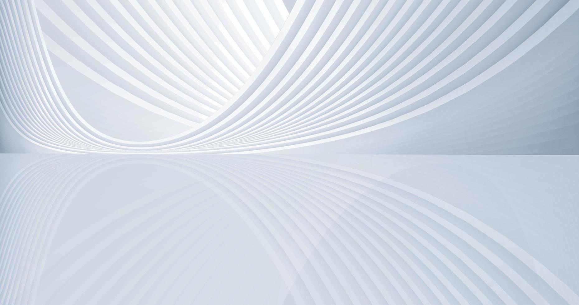 Silver white futuristic building line texture texture 3D rendering photo