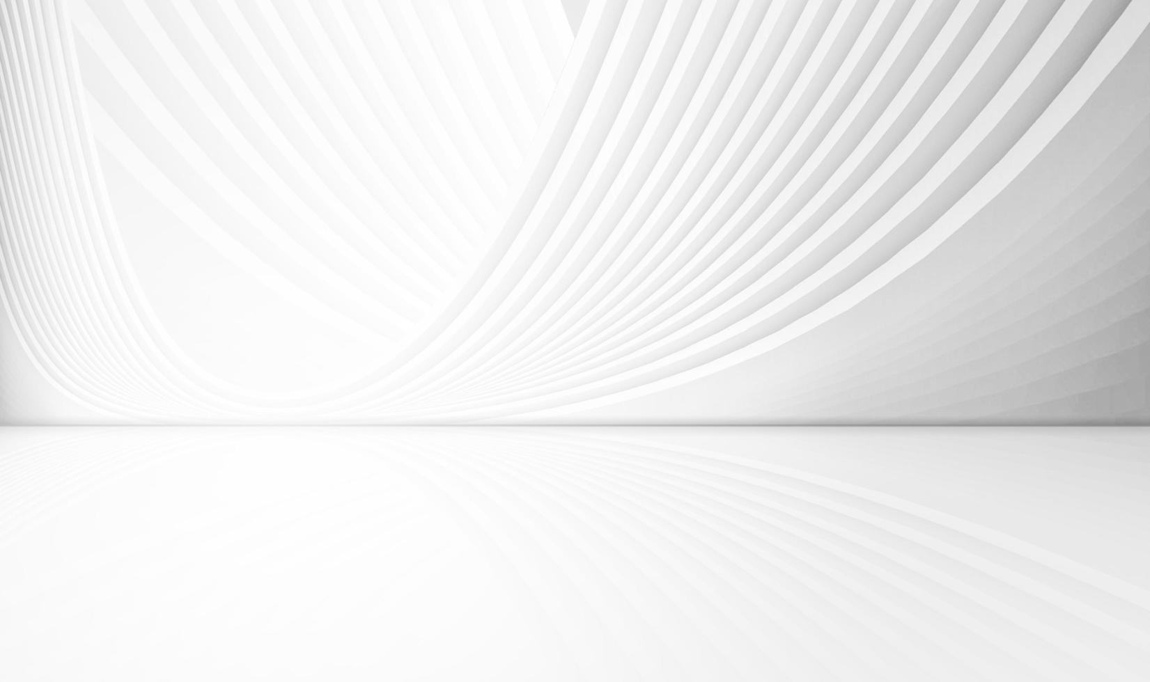 3D rendering of white futuristic architectural line texture texture photo