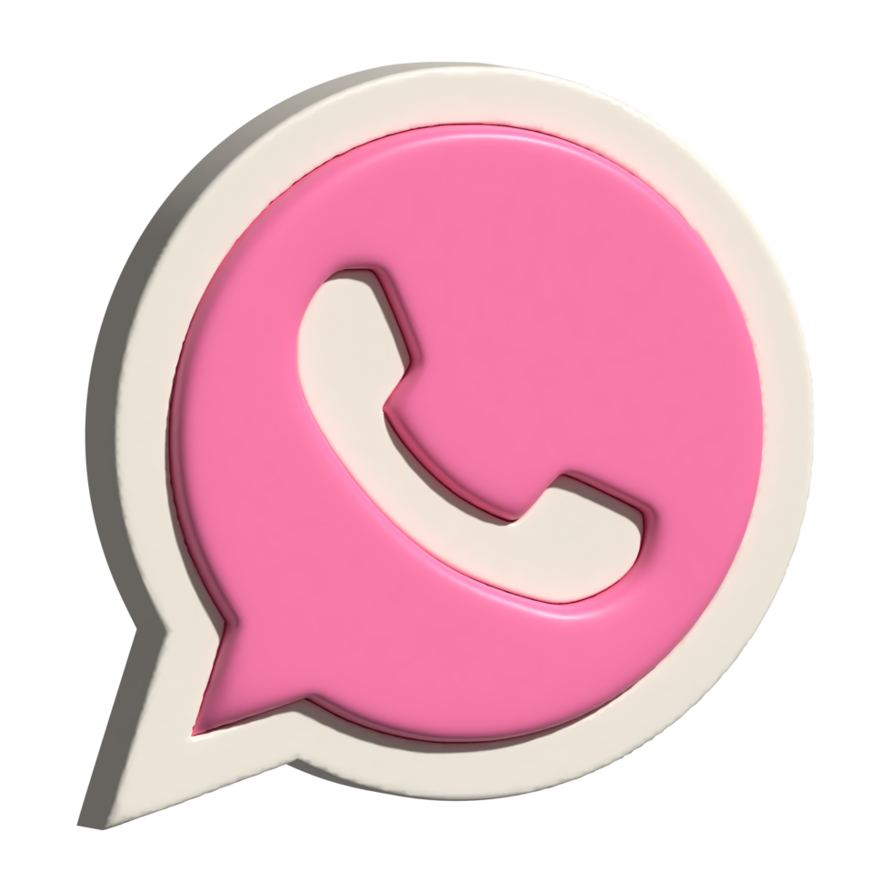 2d icon of whatsapp logo png