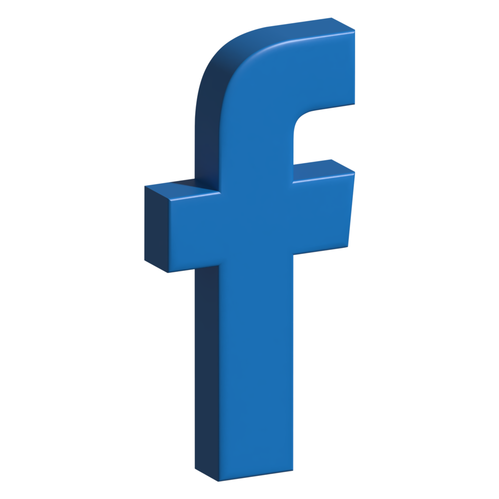 icône 3d facebook png